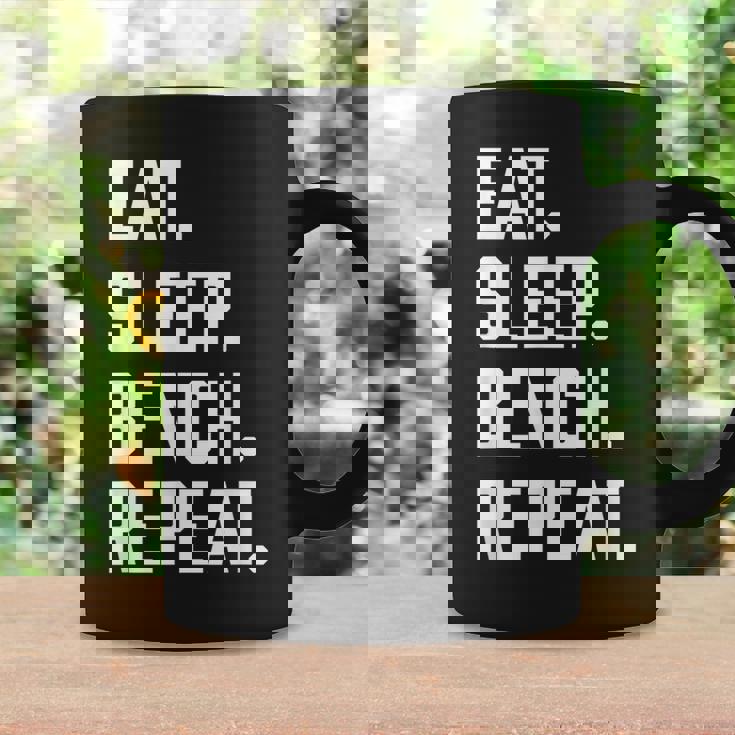 Eatleep ジム ワークアウト トレーニング ベンチプレス ウエイトリフティング コーヒーマグ ギフトのアイデア