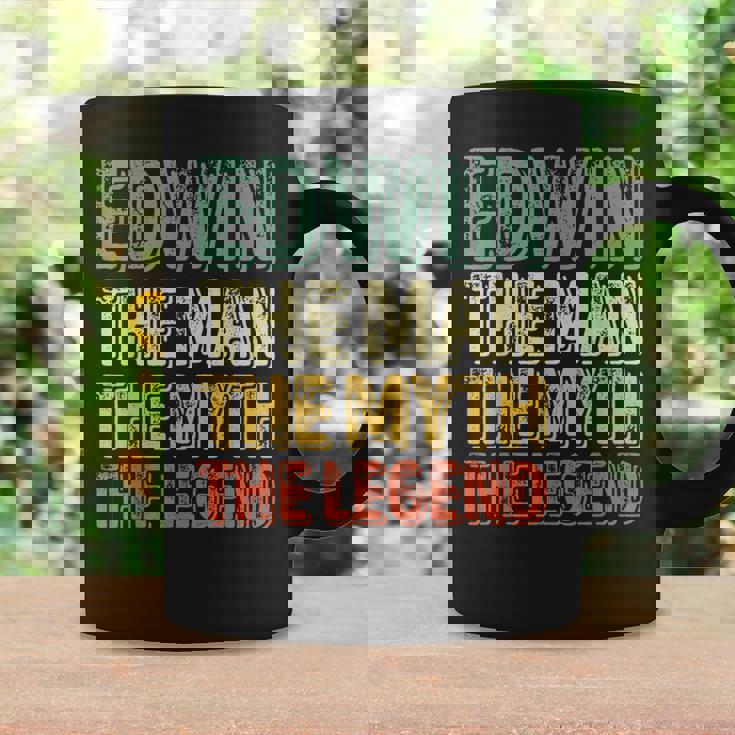 Edwin The Man The Myth The Legend シャツ ファーストネーム Edwin コーヒーマグ ギフトのアイデア