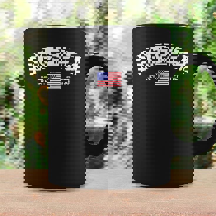 Est 1776 Patriotic Us American Flag 4Th Of July America Coffee Mug Gifts ideas