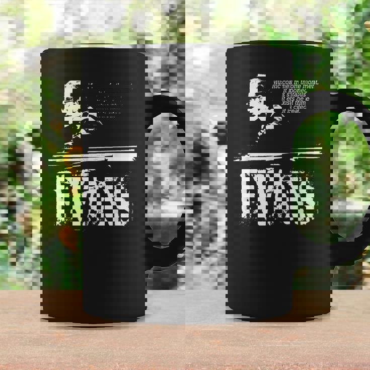 Evans Jazz Wisdom ピアニスト ミュージシャン 1色 コーヒーマグ ギフトのアイデア