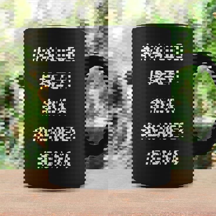 Excelデザインの面白い会計士シャツのエラー コーヒーマグ ギフトのアイデア