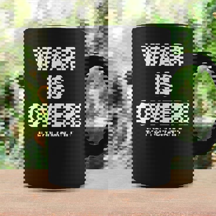 Exclusive War Is Over 限定版 ブラック If You Want It コーヒーマグ ギフトのアイデア