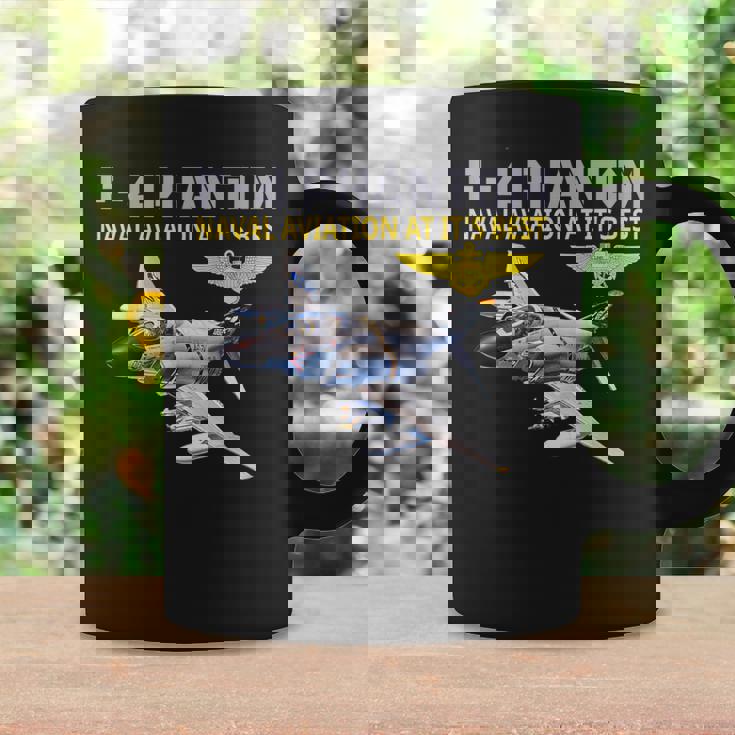 F-4 ファントム アクション中 海軍航空 最高 コーヒーマグ ギフトのアイデア