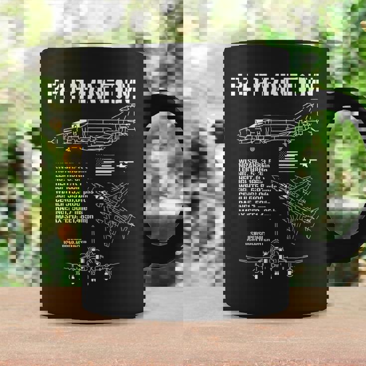 F-4 ファントム 戦闘機 ジェット仕様 軍用飛行機 F4 ファントム コーヒーマグ ギフトのアイデア