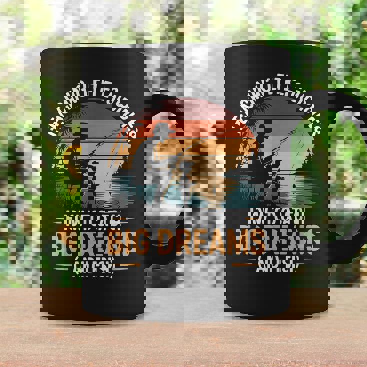 Fishing Dad How Catch Big Dreams 面白い父の日のギフト コーヒーマグ ギフトのアイデア