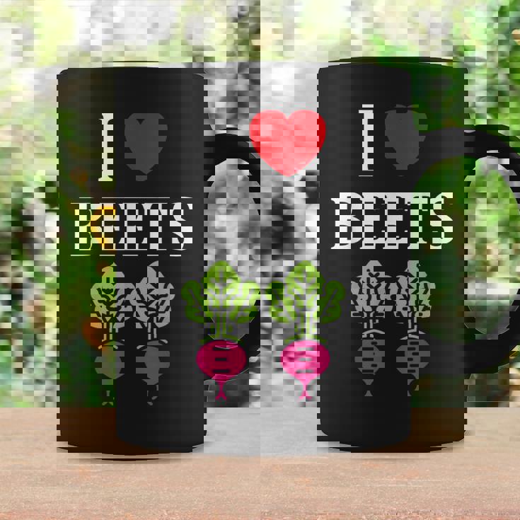 Food Humor Beetrootimpleegetable I Love Beets コーヒーマグ ギフトのアイデア