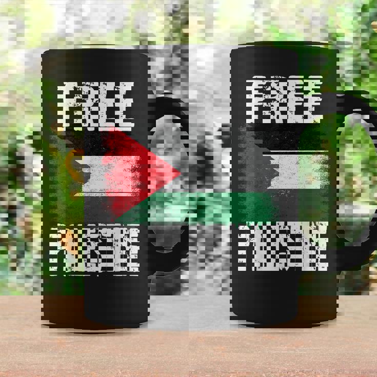 Free Palestine Free Gaza パレスチナの旗無料パレスチナ コーヒーマグ ギフトのアイデア