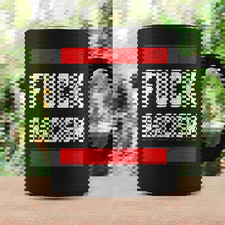 Fuck Racism 反人種差別者 コーヒーマグ ギフトのアイデア
