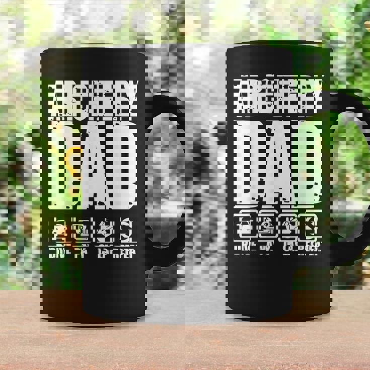 Archery Dad Proud Archer Father Humor Fathers Day Coffee Mug Gifts ideas