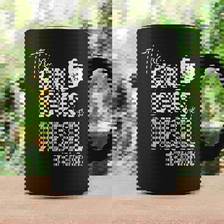 Girl Loves Diesel メカニックシャツ 面白いバレンタインデーギフト コーヒーマグ ギフトのアイデア