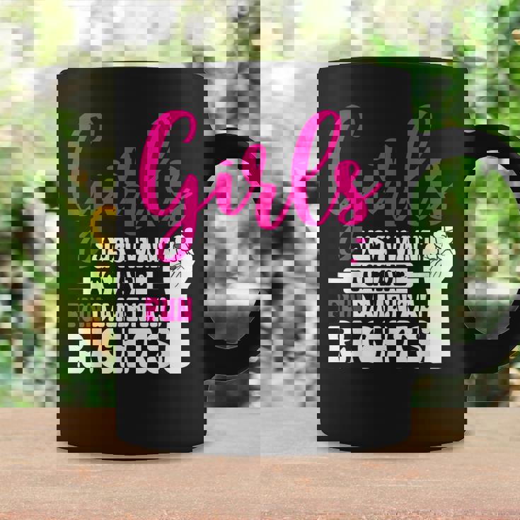 Girls Just Want To Have Fundamental Rights コーヒーマグ ギフトのアイデア