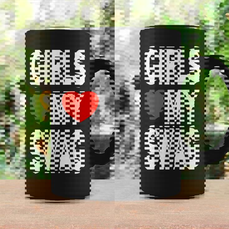 Girls Love Mywag シャツ おもしろい言葉 ガールズ Love Mywag コーヒーマグ ギフトのアイデア