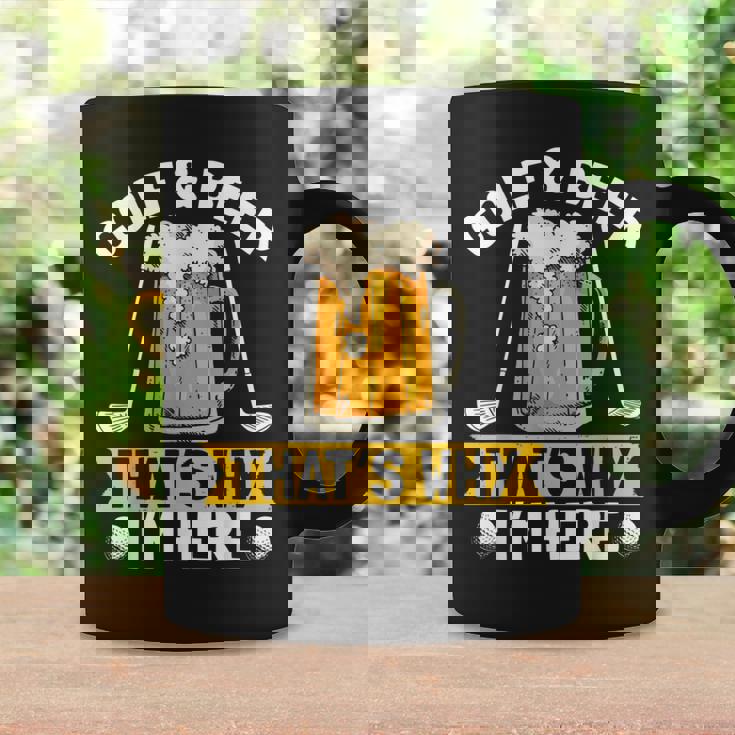 Golf And Beer That's Why I'm Here 面白いゴルファーの言葉 コーヒーマグ ギフトのアイデア