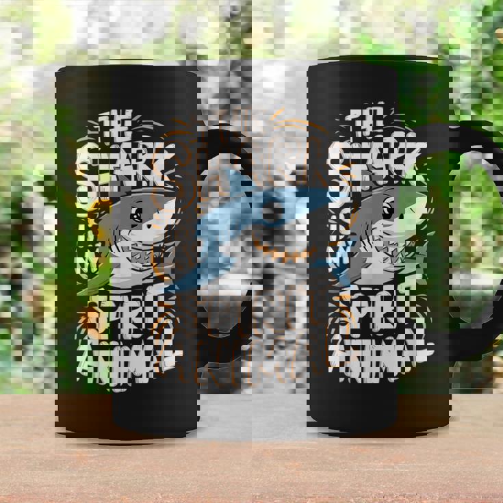 Thehark Is Mypirit アニマル 気まぐれなかわいいサメ コーヒーマグ ギフトのアイデア
