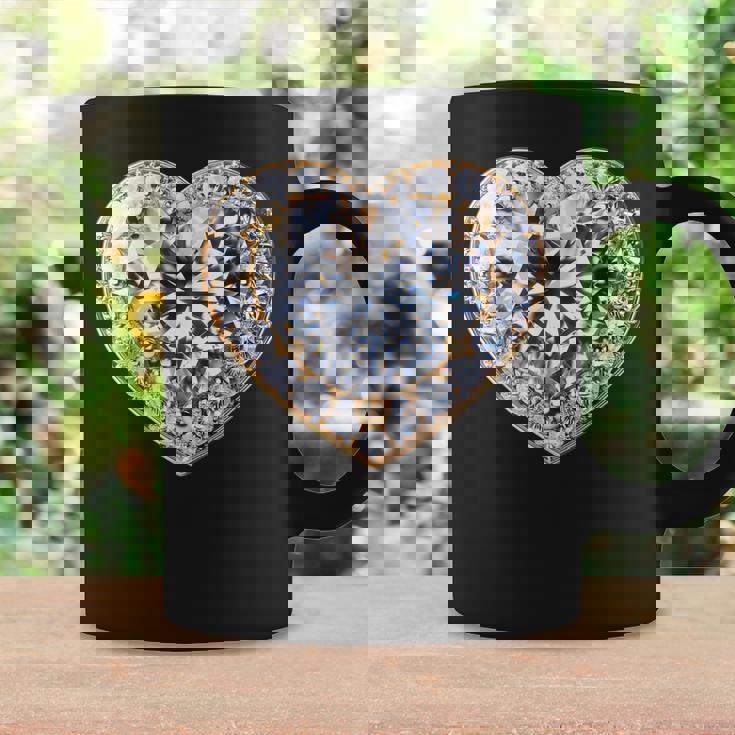 Heart Of Radiance ダイヤモンドエレガンスキラキラ コーヒーマグ ギフトのアイデア