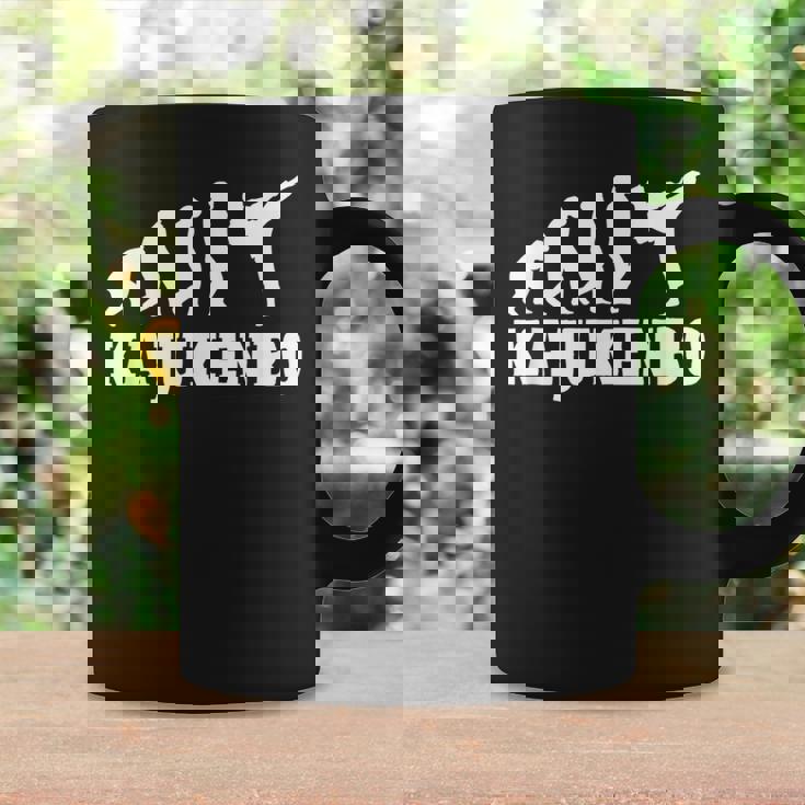 Hombre Gran Kajukenbo Evolución Karate Judo Kenpo Boxeo Taza de café Ideas de regalos