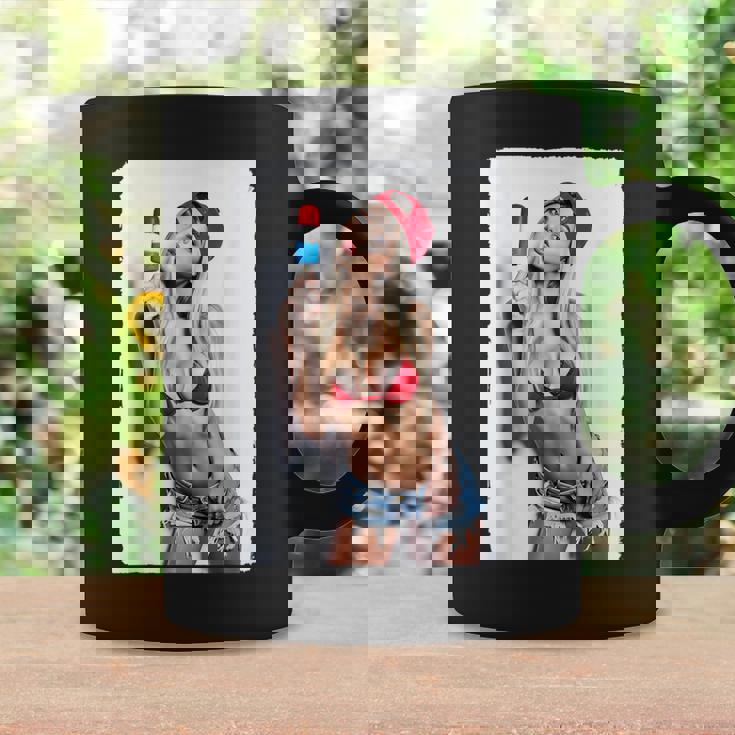 Hot Girl On 男性用 セクシー アイス ポップ ピンナップ 3 グランジ コーヒーマグ ギフトのアイデア