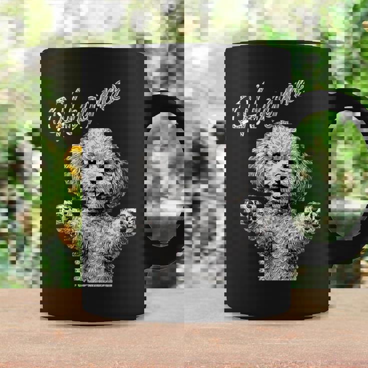 Hug Me トイプードル アートデザイン 可愛い おしゃれ 犬 動物 コーヒーマグ ギフトのアイデア