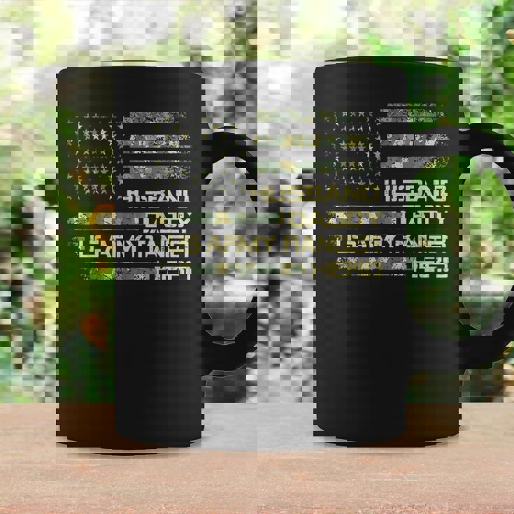 メンズ Husband Daddy Us Army Ranger Hero Flag Usa 迷彩 コーヒーマグ ギフトのアイデア