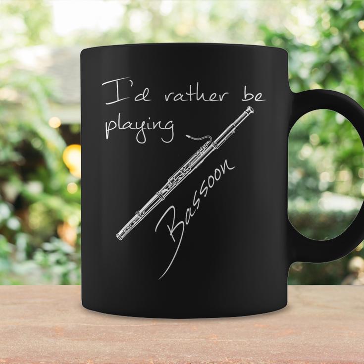 I'd Rather Be Playing Bassoon、ファゴット奏者 コーヒーマグ ギフトのアイデア
