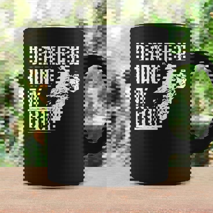 I'd Rather Be Riding My Grom コーヒーマグ ギフトのアイデア