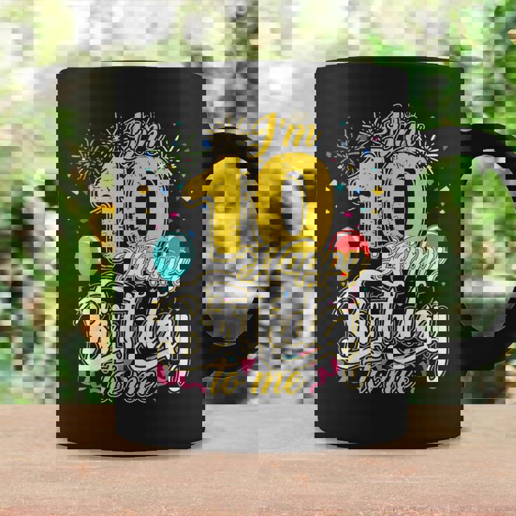 I'm 10 Years Old Happy Birthday To Me 10Th Birthday コーヒーマグ ギフトのアイデア