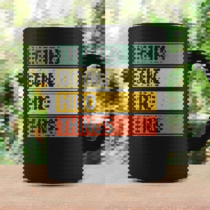 I'm Hiro Doing Hiro Things 面白い名言 コーヒーマグ ギフトのアイデア
