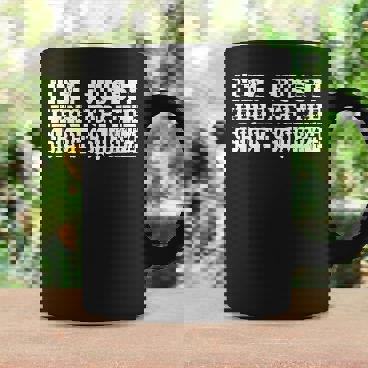 I'm Just Here For Thehortqueeze 面白い株式市場 コーヒーマグ ギフトのアイデア