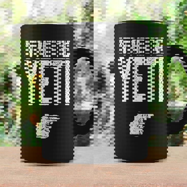 I'm With The Yeti お揃いのyetiコスチュームシャツ コーヒーマグ ギフトのアイデア