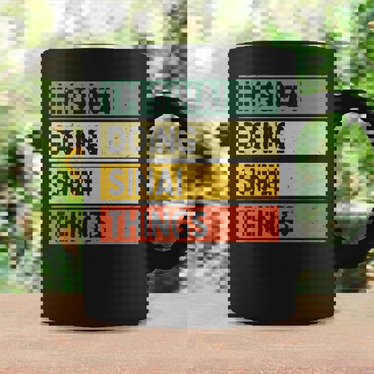 I'minai Doinginai Things 面白い名言 コーヒーマグ ギフトのアイデア