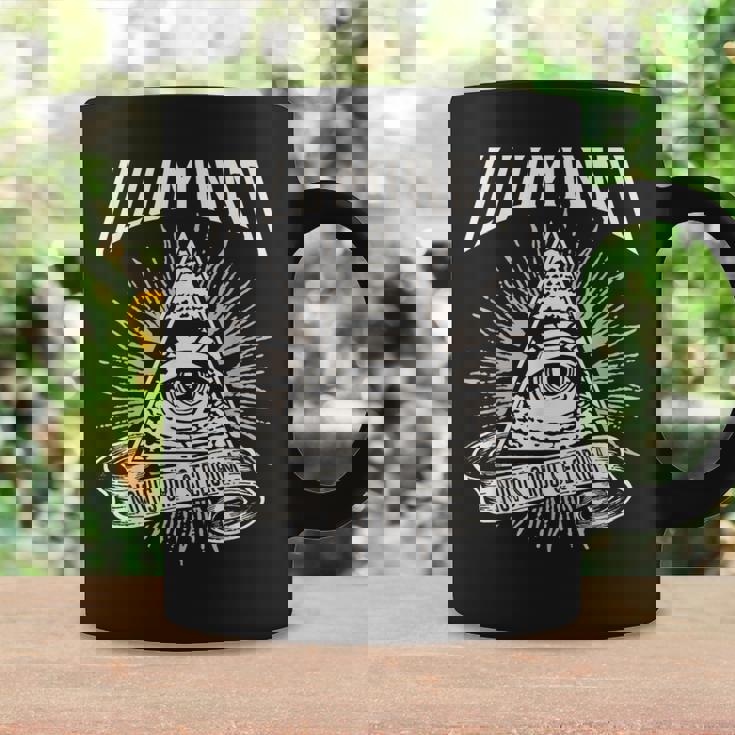 Illuminati New World Order イルミナティ新世界秩序デザイン、プロビデンスの目 コーヒーマグ ギフトのアイデア