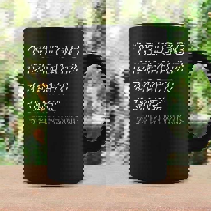 Intelligence Is The Ability To Adapt To Change コーヒーマグ ギフトのアイデア