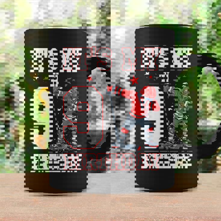 It's My 9Th Birthday 男の子 アイスホッケー ダビング 9歳 コーヒーマグ ギフトのアイデア