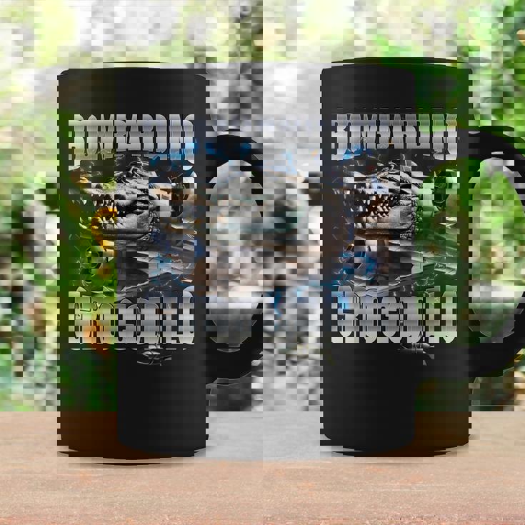 Italian Brainrot Bombardino Crocodilo コーヒーマグ ギフトのアイデア