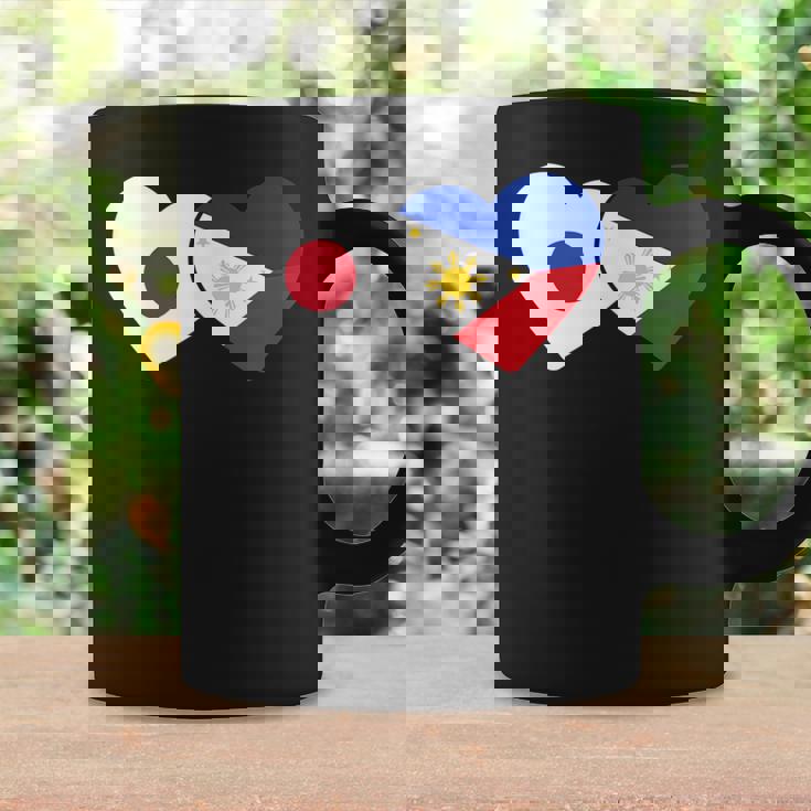 Japanese Flag Phillipinesフィリピンの遺産 フィリピンのルーツ 日本の国旗 フィリピンの国旗 コーヒーマグ ギフトのアイデア