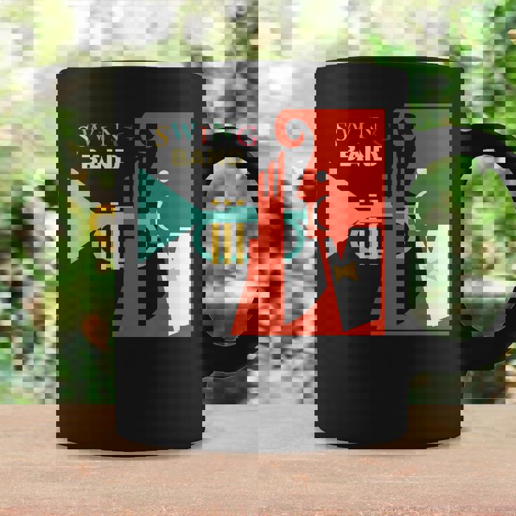 Jazz Music Player スイング バンド レトロ ヴィンテージ 70年代 コーヒーマグ ギフトのアイデア