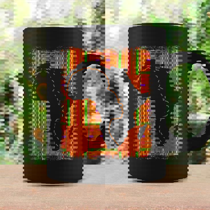 Junenth History Freedom アフリカ地図 ケンテ女王 コーヒーマグ ギフトのアイデア