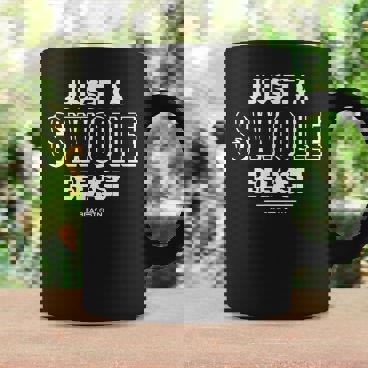 Just Awole Beast トレーニング フィットネス モチベーション ジム 格言 コーヒーマグ ギフトのアイデア