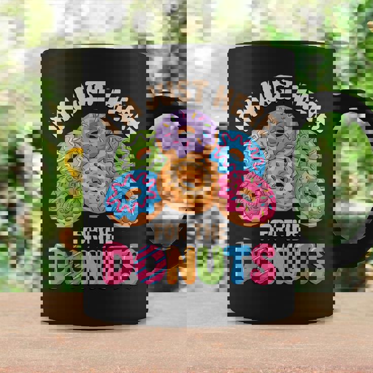 Im Just Here For The Donuts Fun Saying Quote Humor Donut Day Coffee Mug Gifts ideas