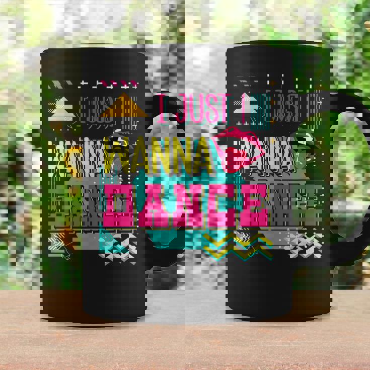 I Just Wanna Dance Lovers ファニーダンシングファン レトロダンサー コーヒーマグ ギフトのアイデア