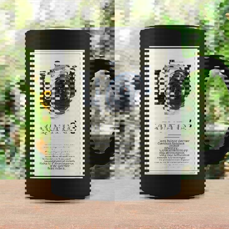 Kenko 水中カメラハウジングaquatica アクアティカ 前面プリント 80年代復刻 コーヒーマグ ギフトのアイデア