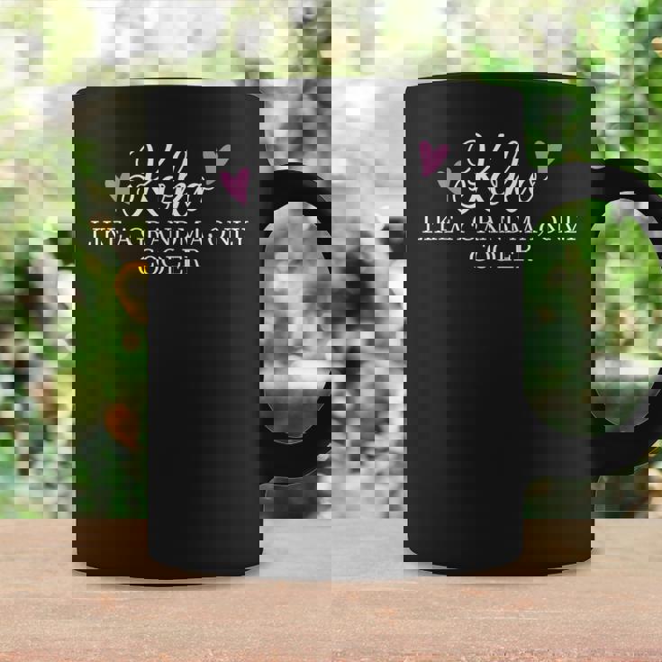 Koko Like A Grandma Only Cooler Heart Mother's Day Koko Coffee Mug Gifts ideas