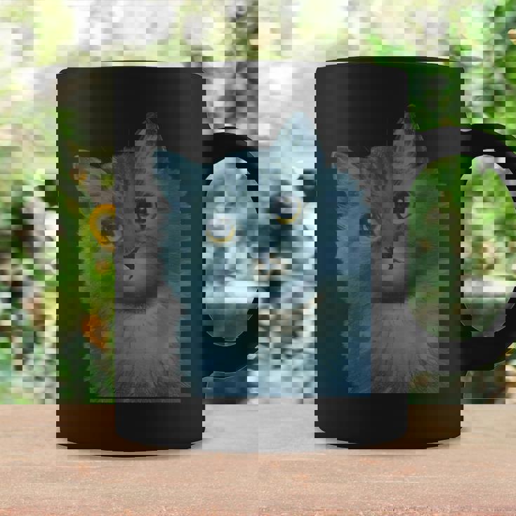 L Wain作 青い猫 コーヒーマグ ギフトのアイデア