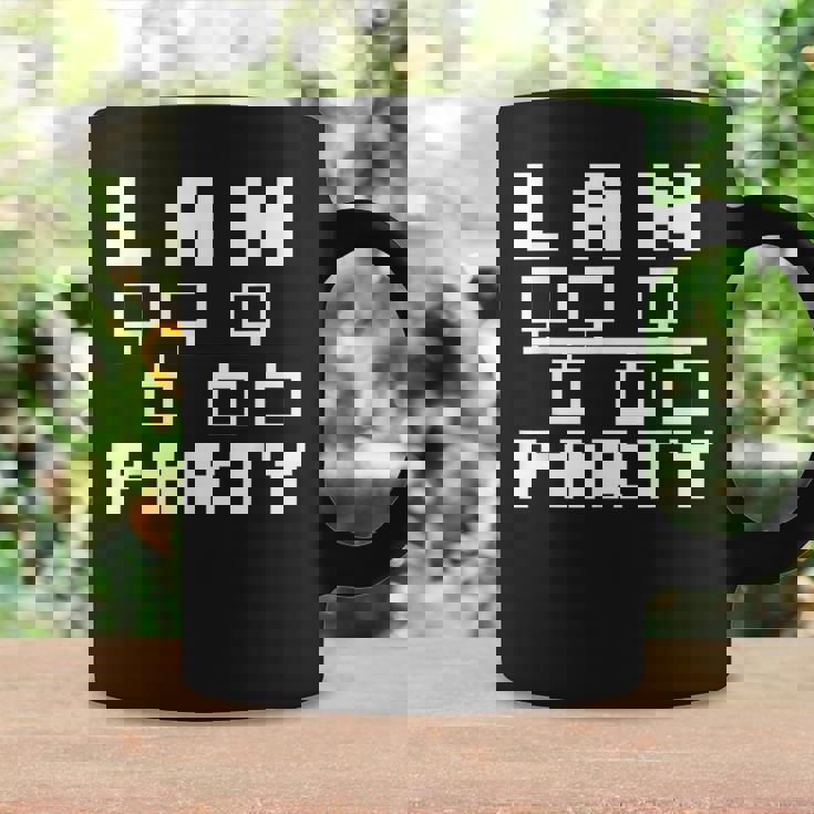 Lan Party レトロゲームtシャツ コーヒーマグ ギフトのアイデア