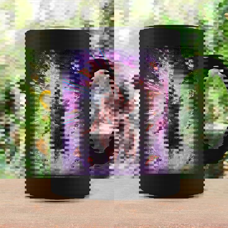 Laser Eyespace Cat ナマケモノ ラマ レインボー コーヒーマグ ギフトのアイデア