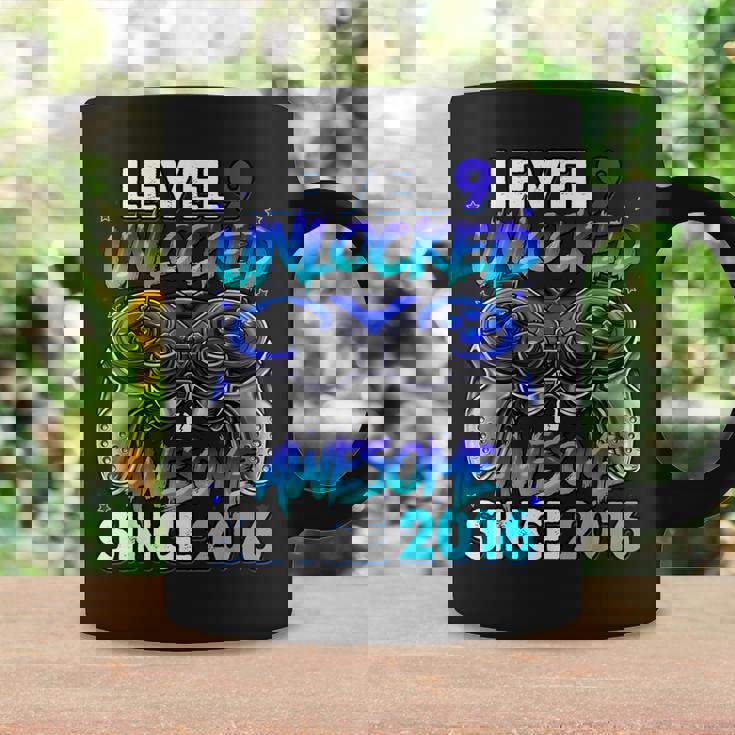 Level 9 Unlocked Awesome Since 2016 9Th Birthday Gaming Coffee Mug Gifts ideas