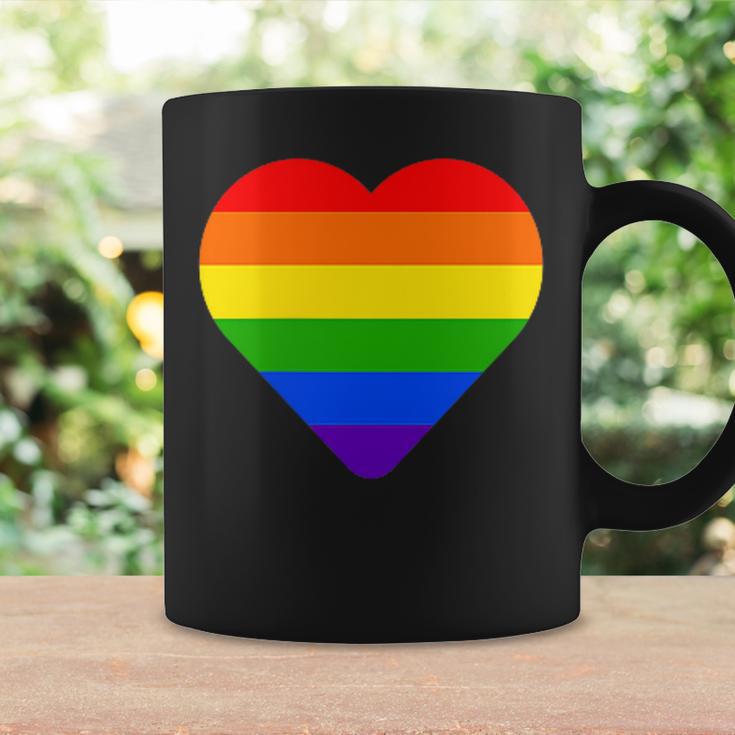Lgbt レインボー・ハート・フラッグ ゲイ・バイ・ラブ・プライド月間 Lgbtq コーヒーマグ ギフトのアイデア