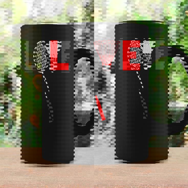 Love Badminton レトロバドミントンラバー コーヒーマグ ギフトのアイデア