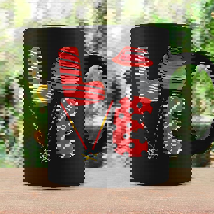 Love Curling ほうき スクワッド カーラー カーリング バレンタインデー コーヒーマグ ギフトのアイデア