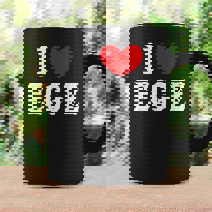 I Love Ege 私は愛する Ege コーヒーマグ ギフトのアイデア